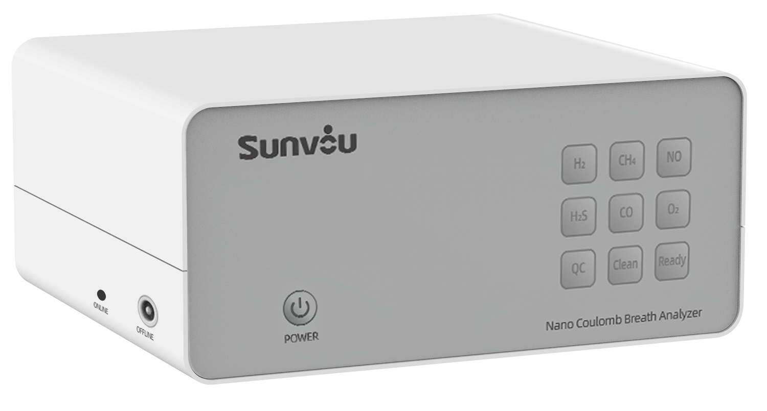 Analisador de SIBO SUNVOU DA7349 (H₂ e CH₄)